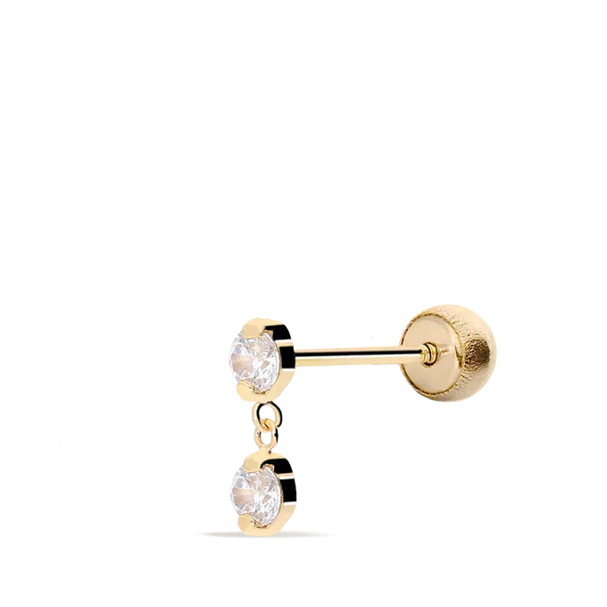 18k gold piercing