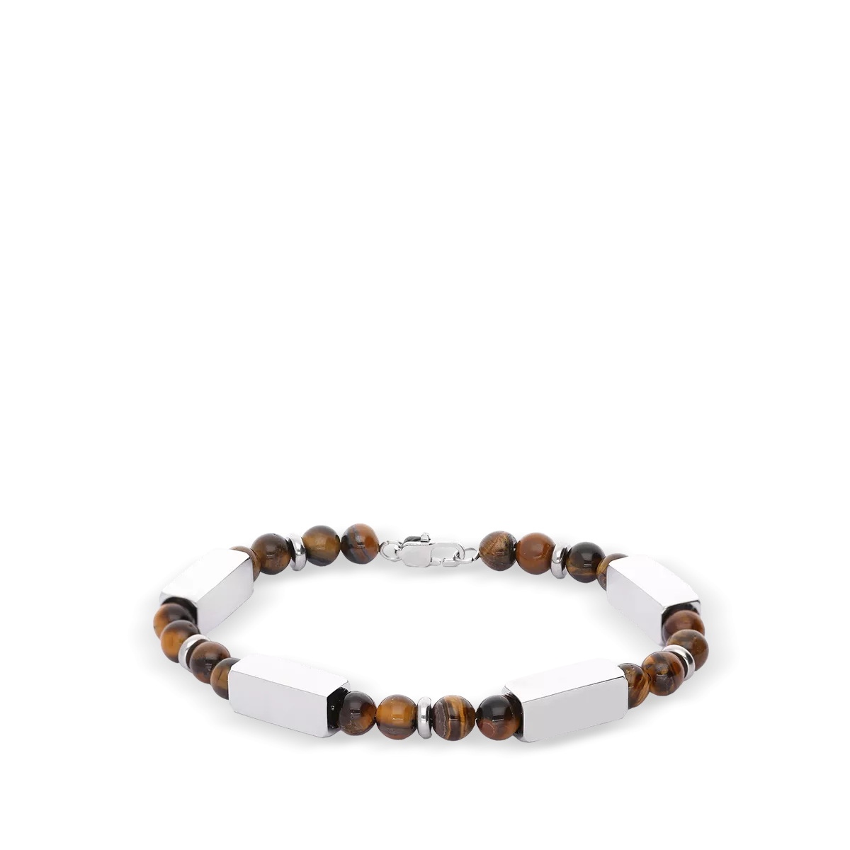 Pulsera hombre acero bolitas