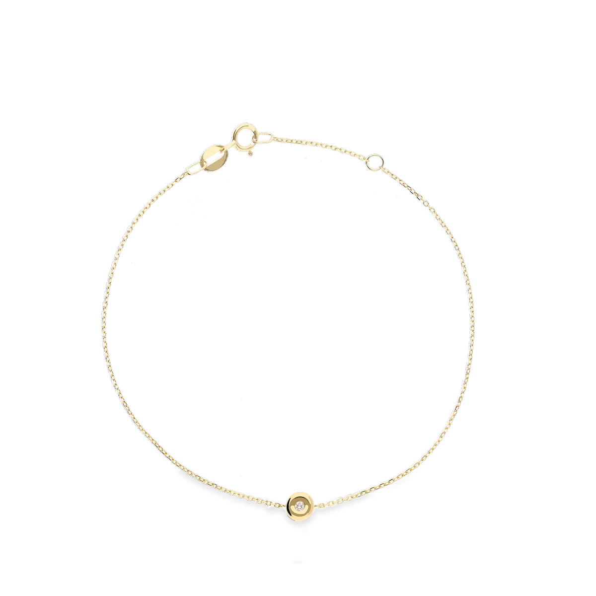 Pulsera diamante oro 18 quilates