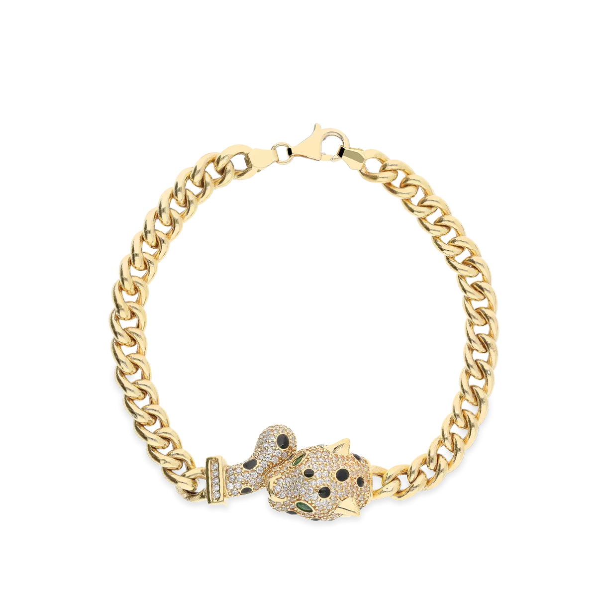 18k gold bracelet LEOPARD