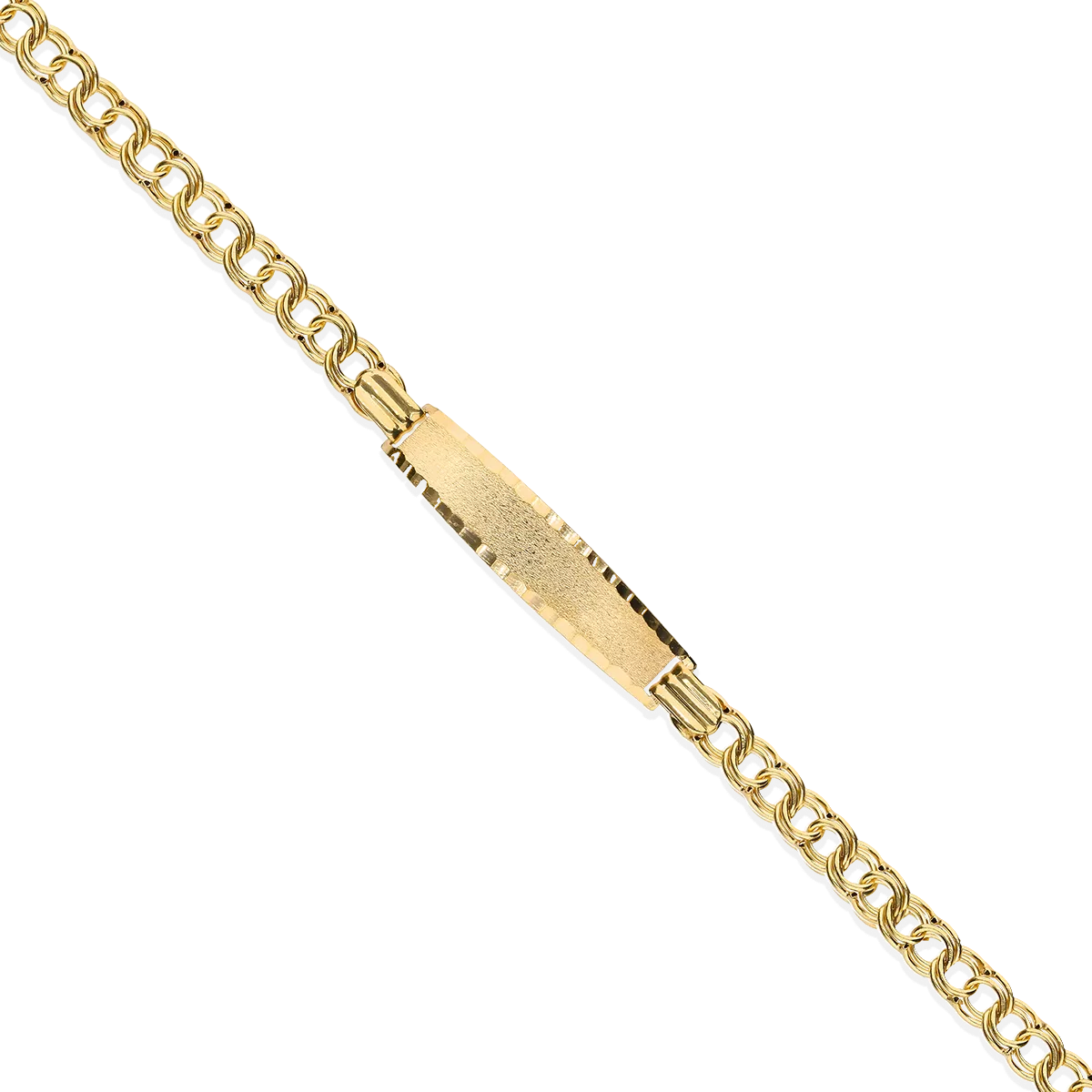 18k gold ID bracelet