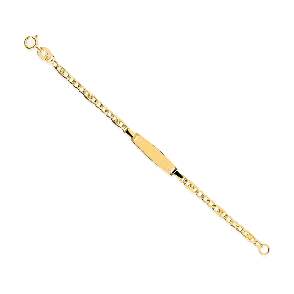 18k gold ID bracelet