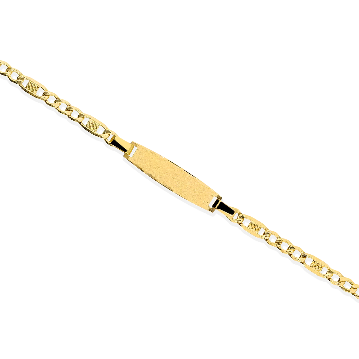 18k gold ID bracelet