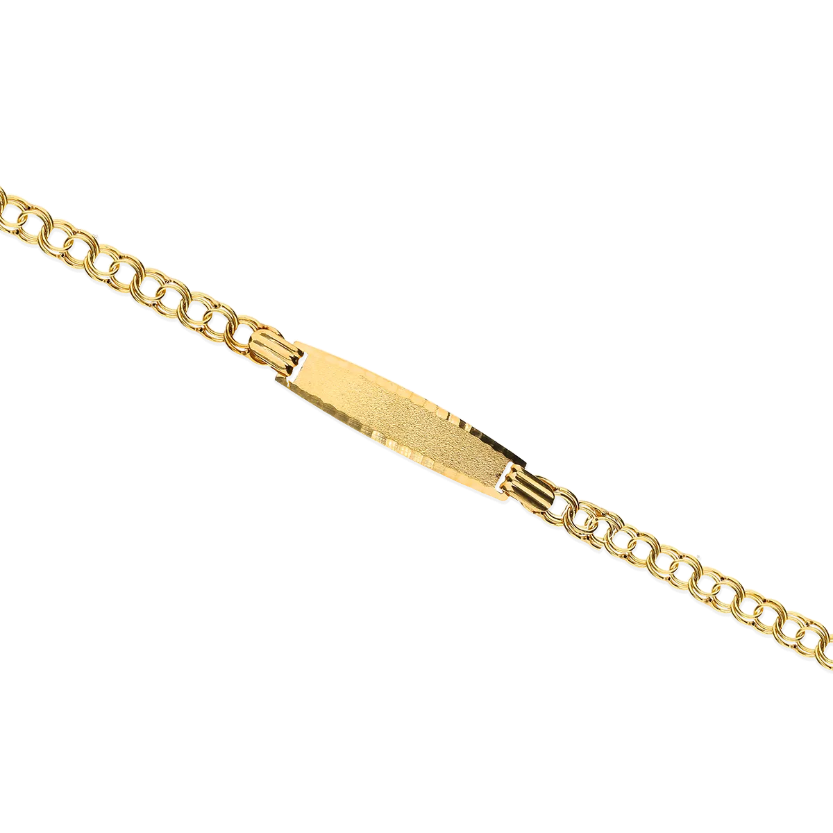 18k gold ID bracelet