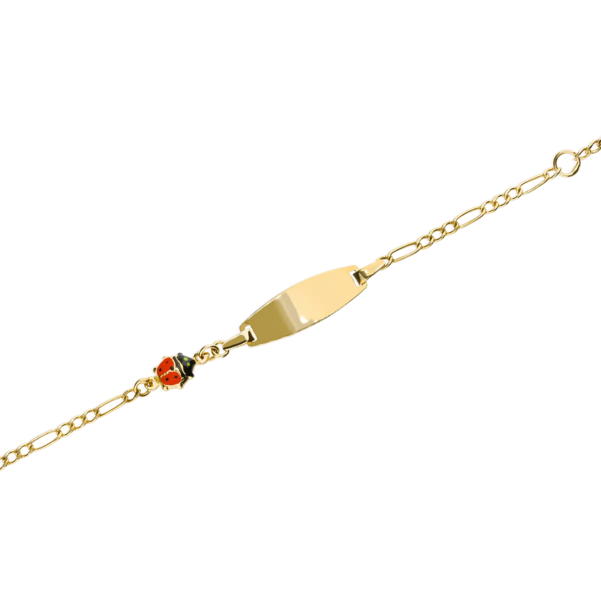 18k gold ID bracelet