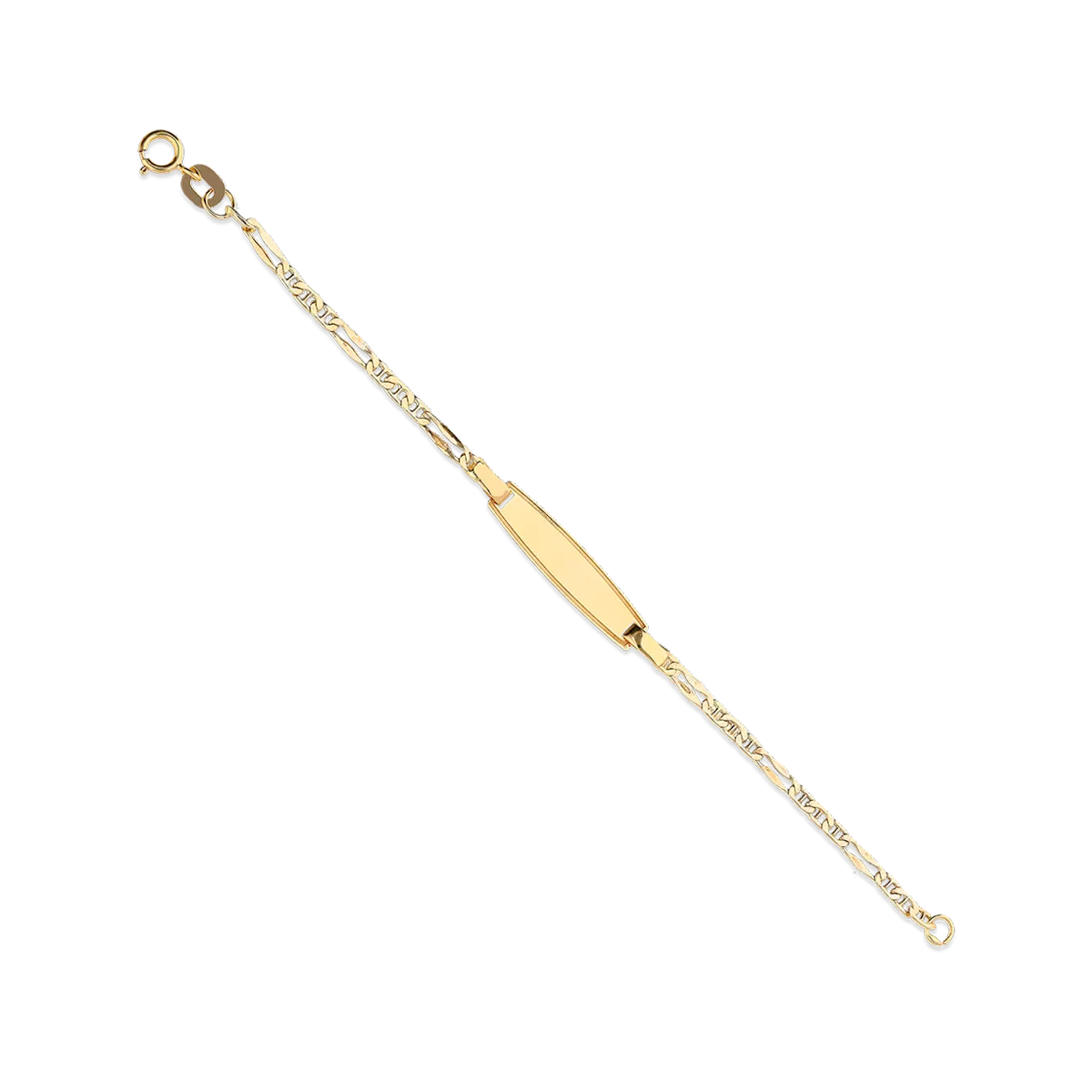 18k gold ID bracelet