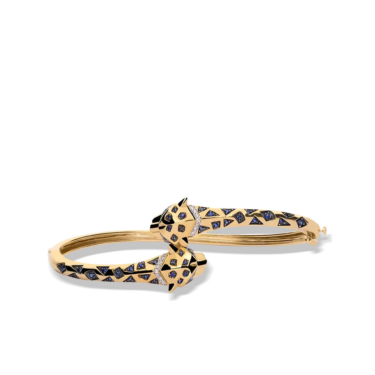 18k gold diamond bangle JAGUAR