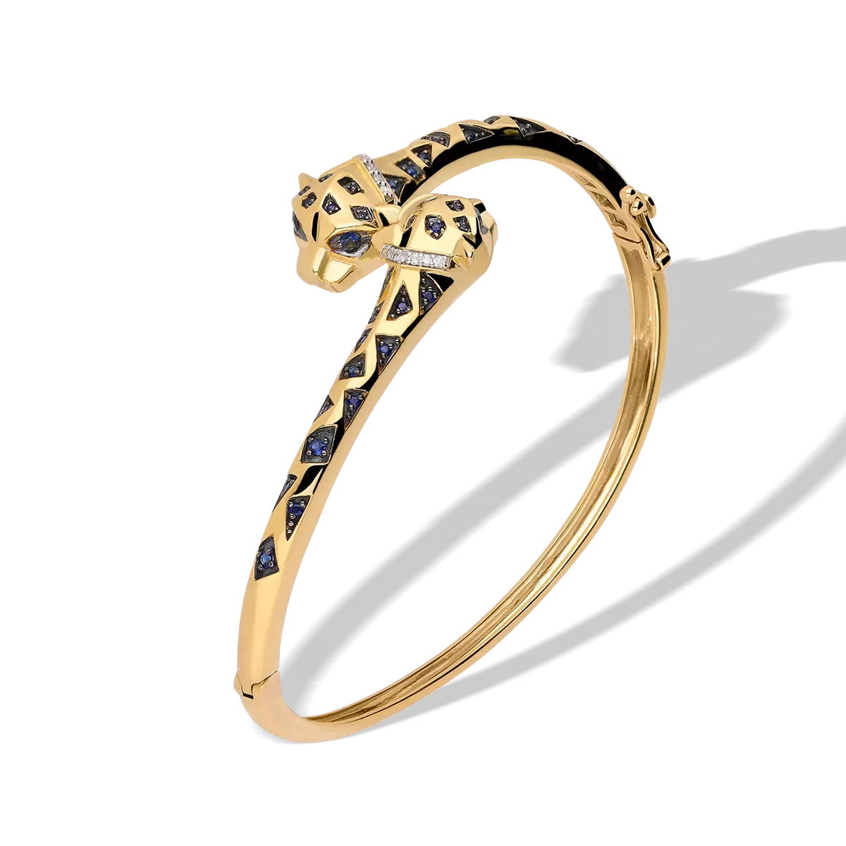 18k gold diamond bangle JAGUAR