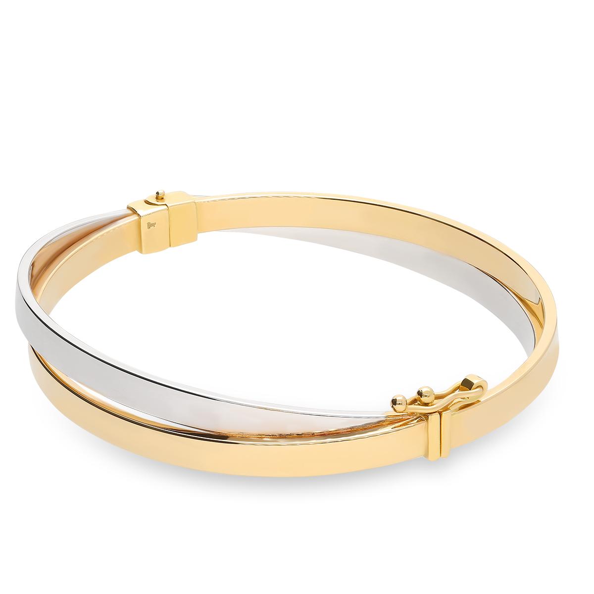 18k gold bangle