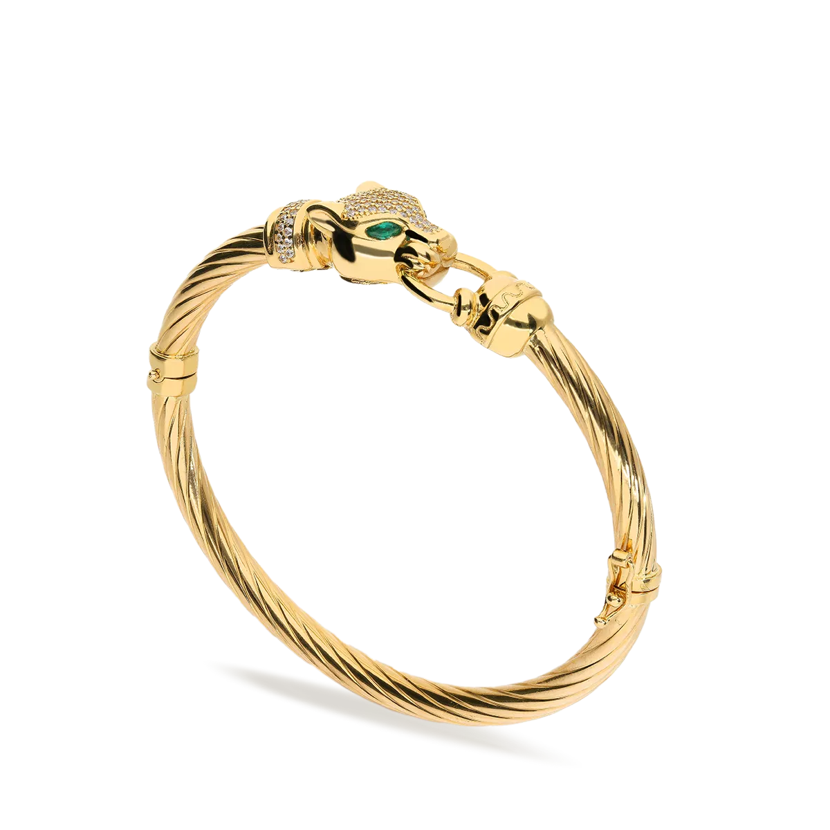 18k gold bangle LEOPARD