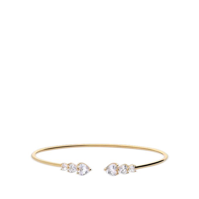 18k gold bangle FANCY LOVE