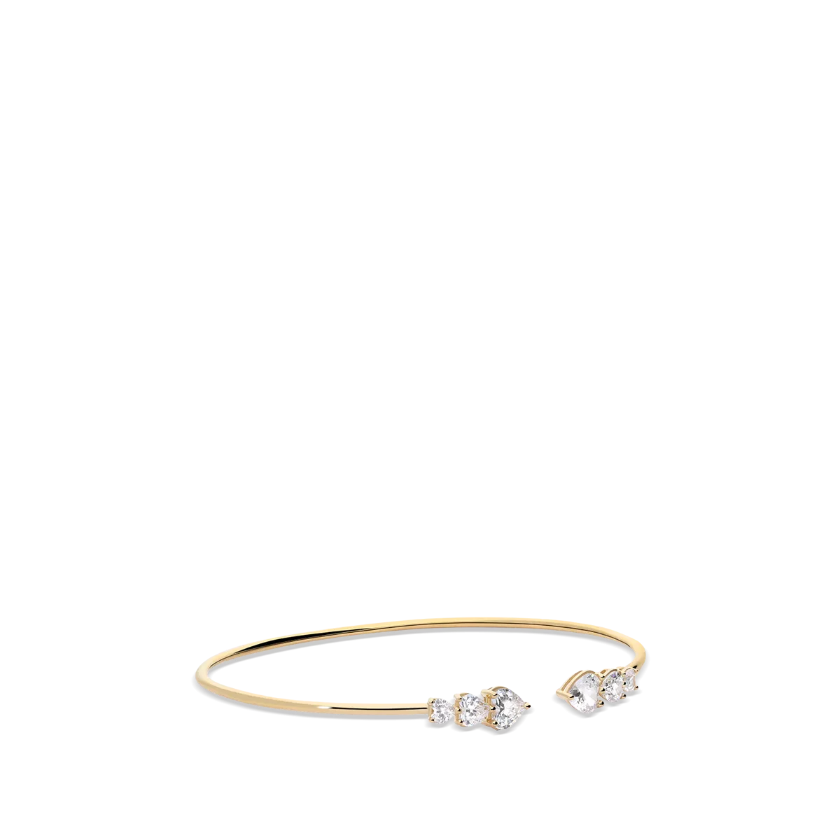 18k gold bangle FANCY LOVE