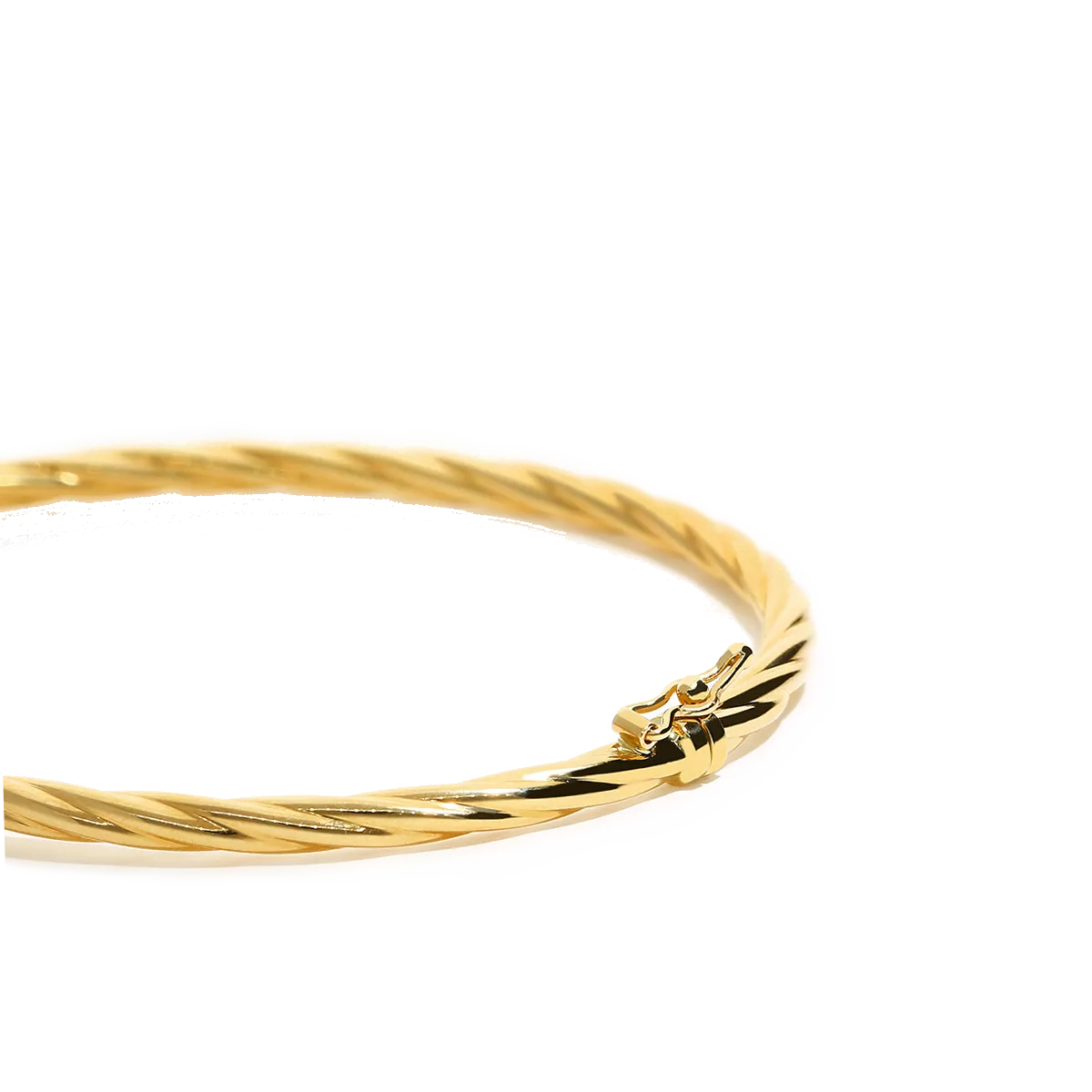 18k gold bangle TWIST