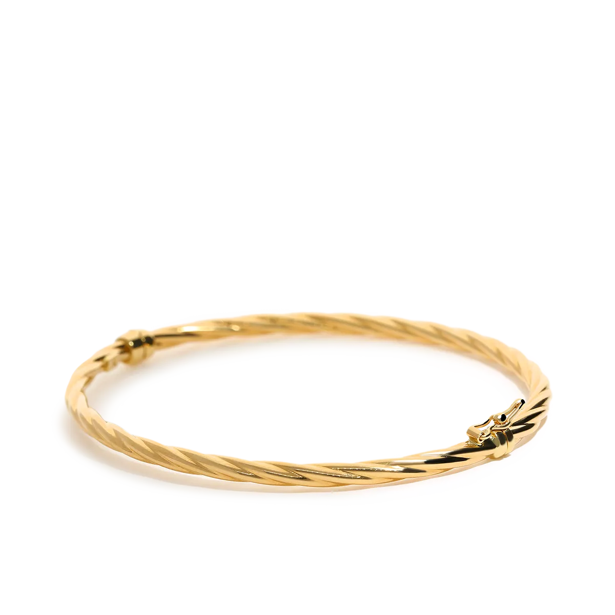 18k gold bangle TWIST