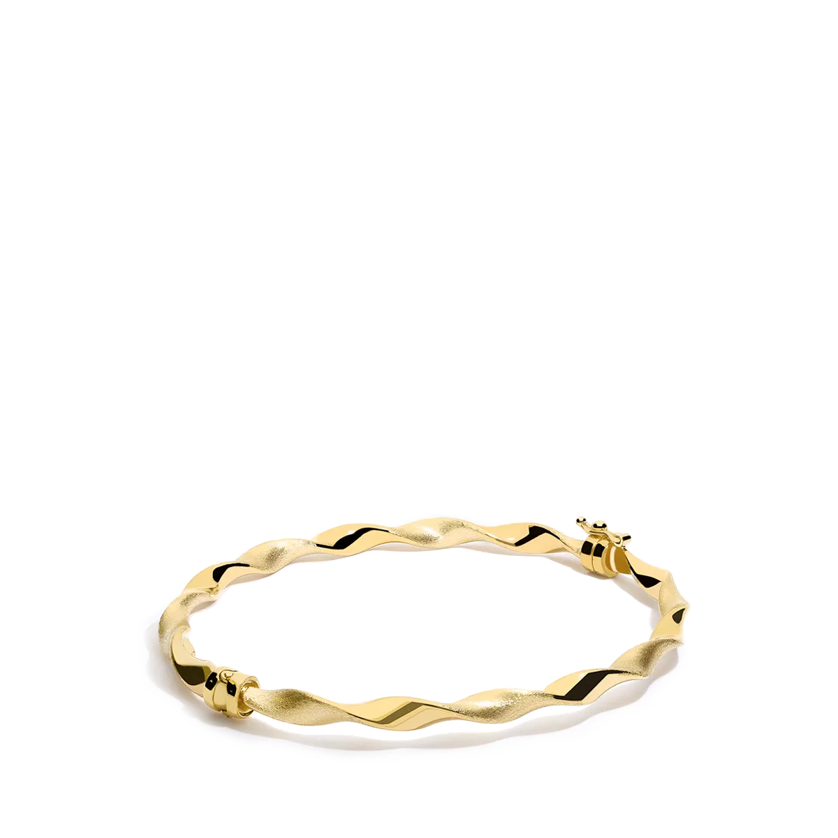 18k gold bangle HELIX