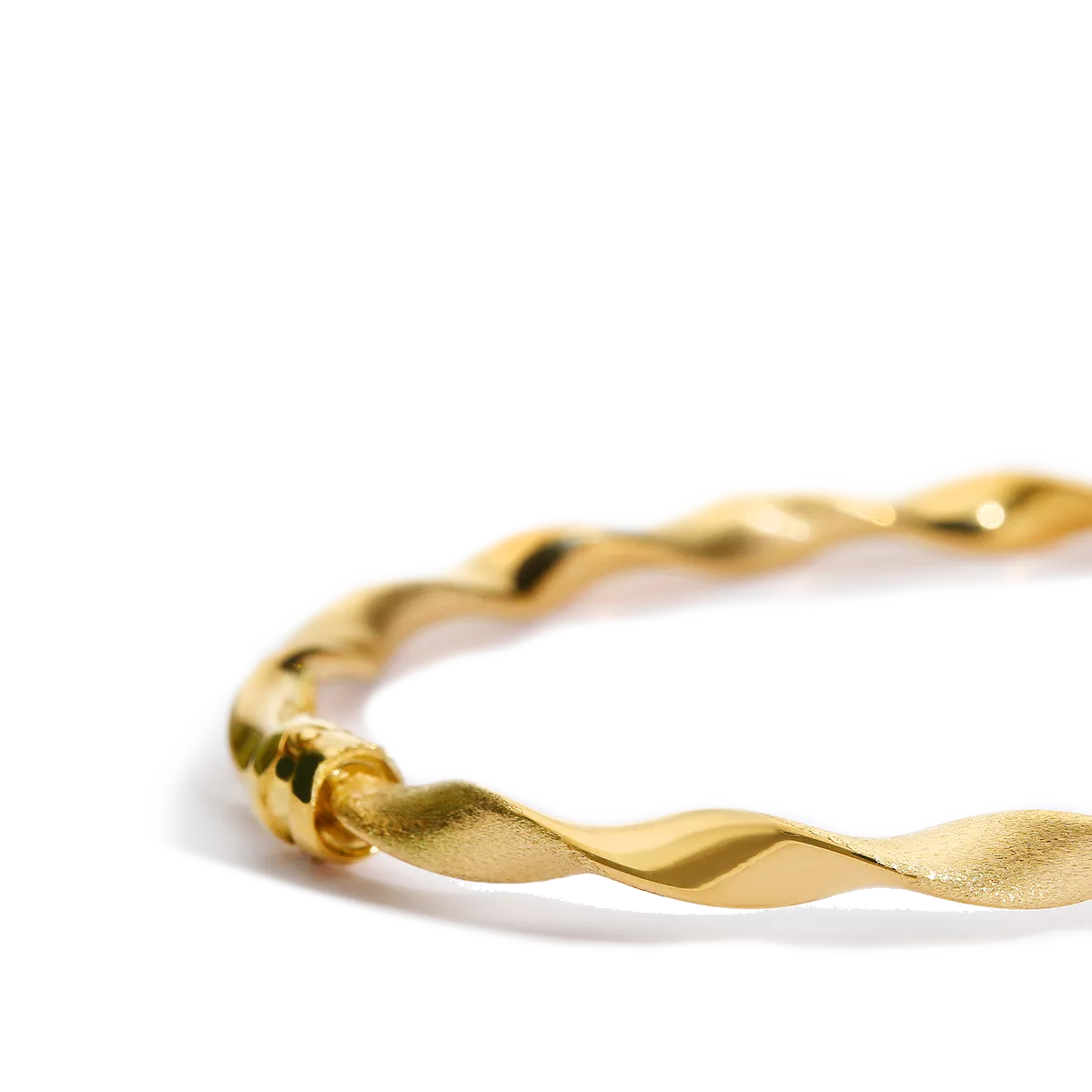 18k gold bangle HELIX