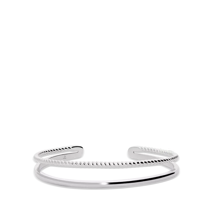 Pulsera rígida plata primera ley