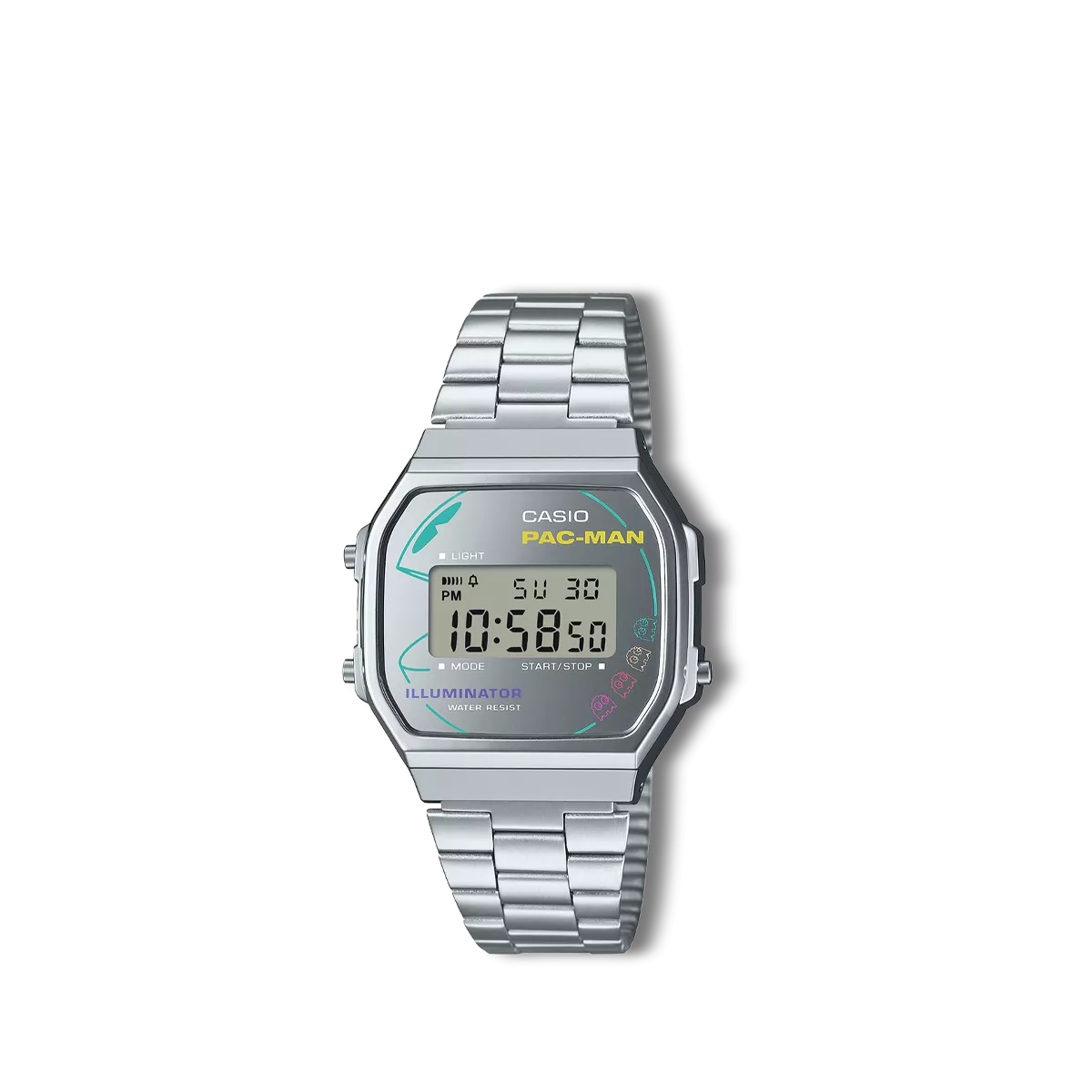 Reloj Casio Collection retro plateado