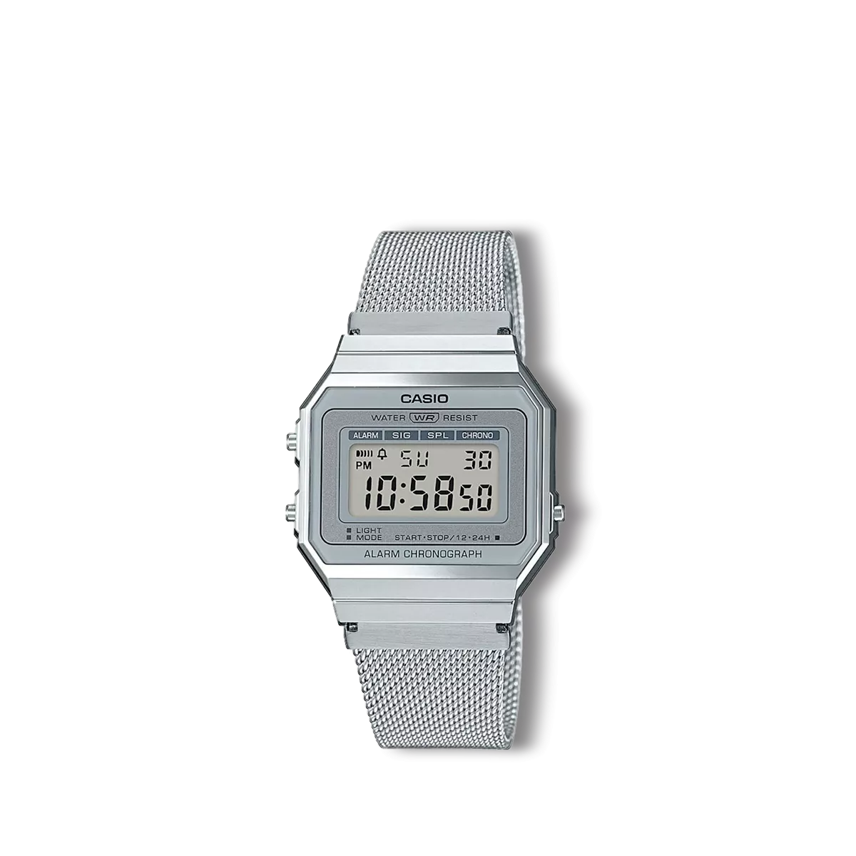 Reloj Casio Collection retro plateado