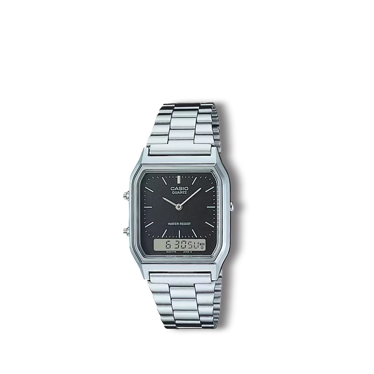 Reloj Casio Collection retro plateado