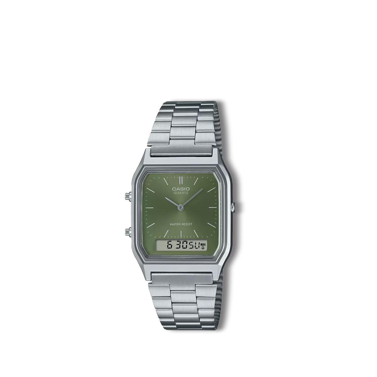 Reloj Casio Collection retro plateado