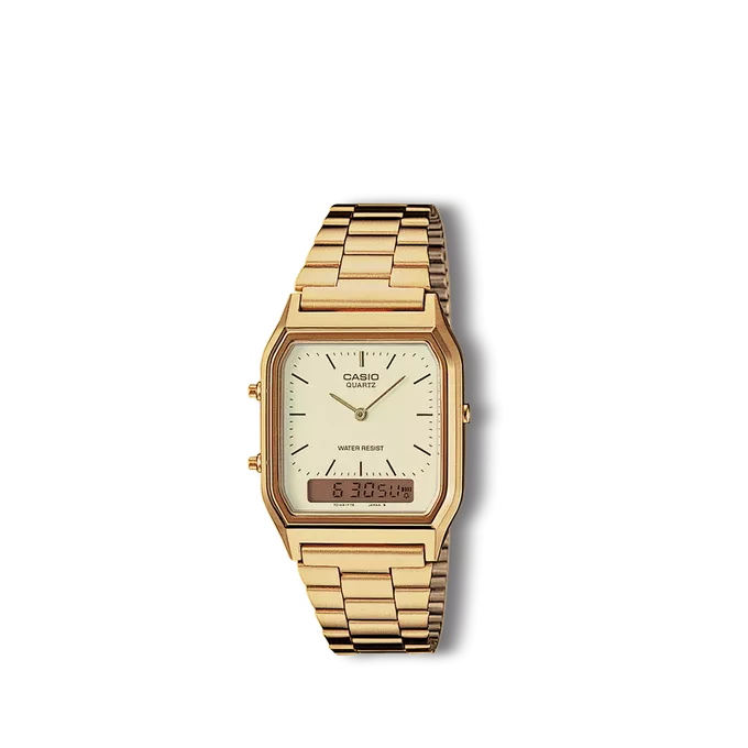 Reloj Casio Collection retro dorado