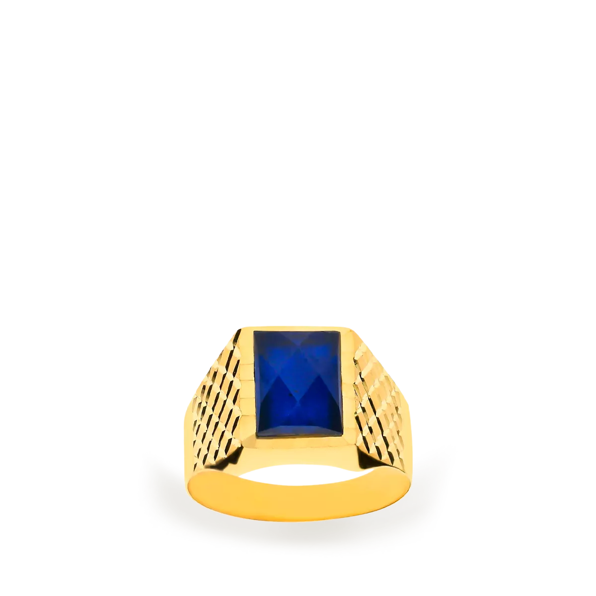 18k gold signet ring