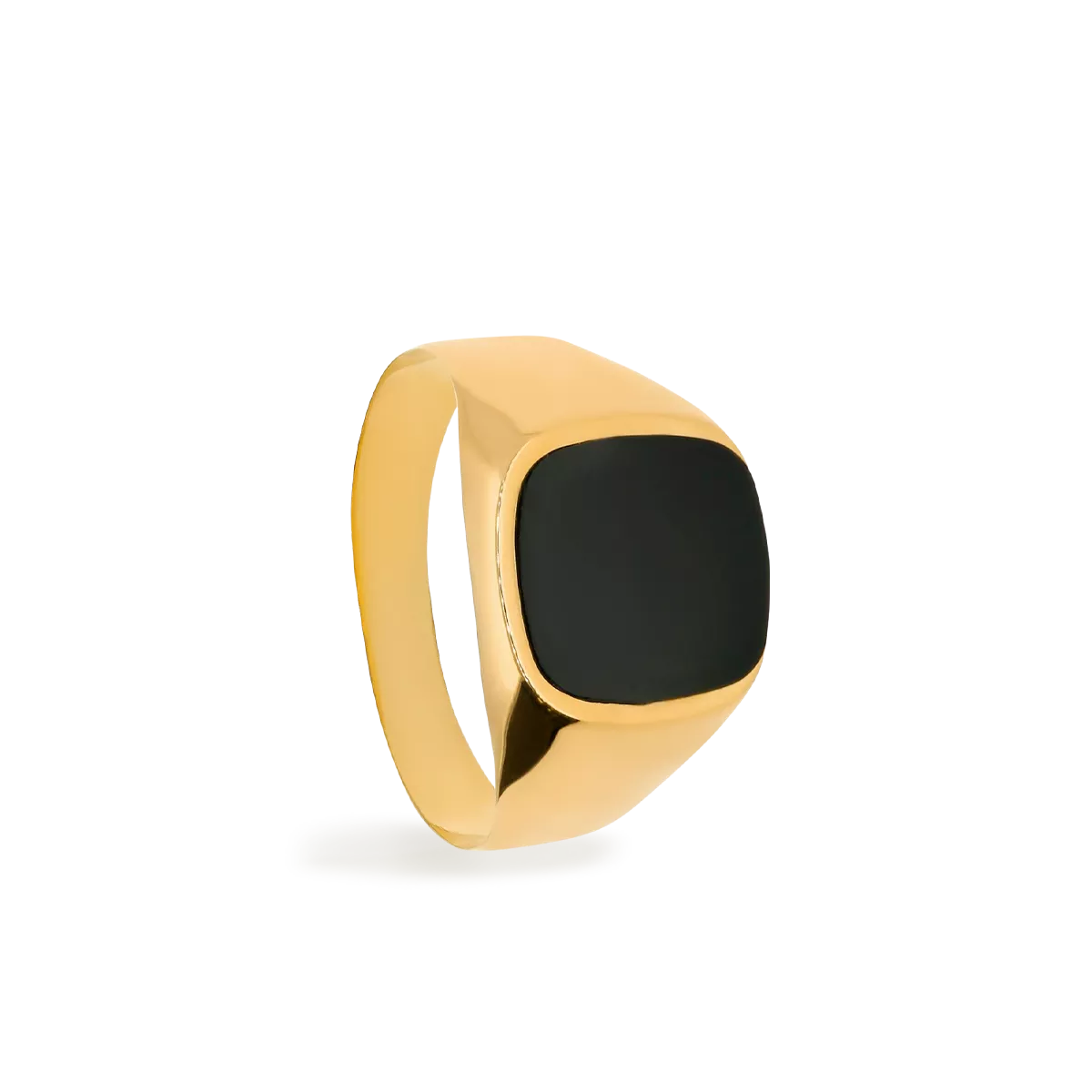 18k gold signet ring