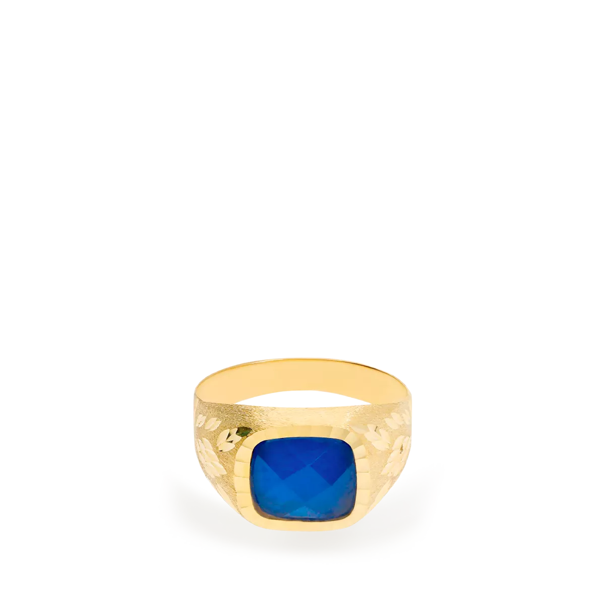 18k gold signet ring