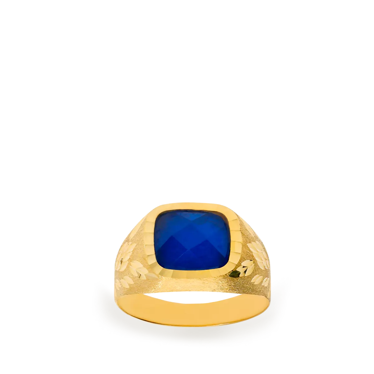 18k gold signet ring