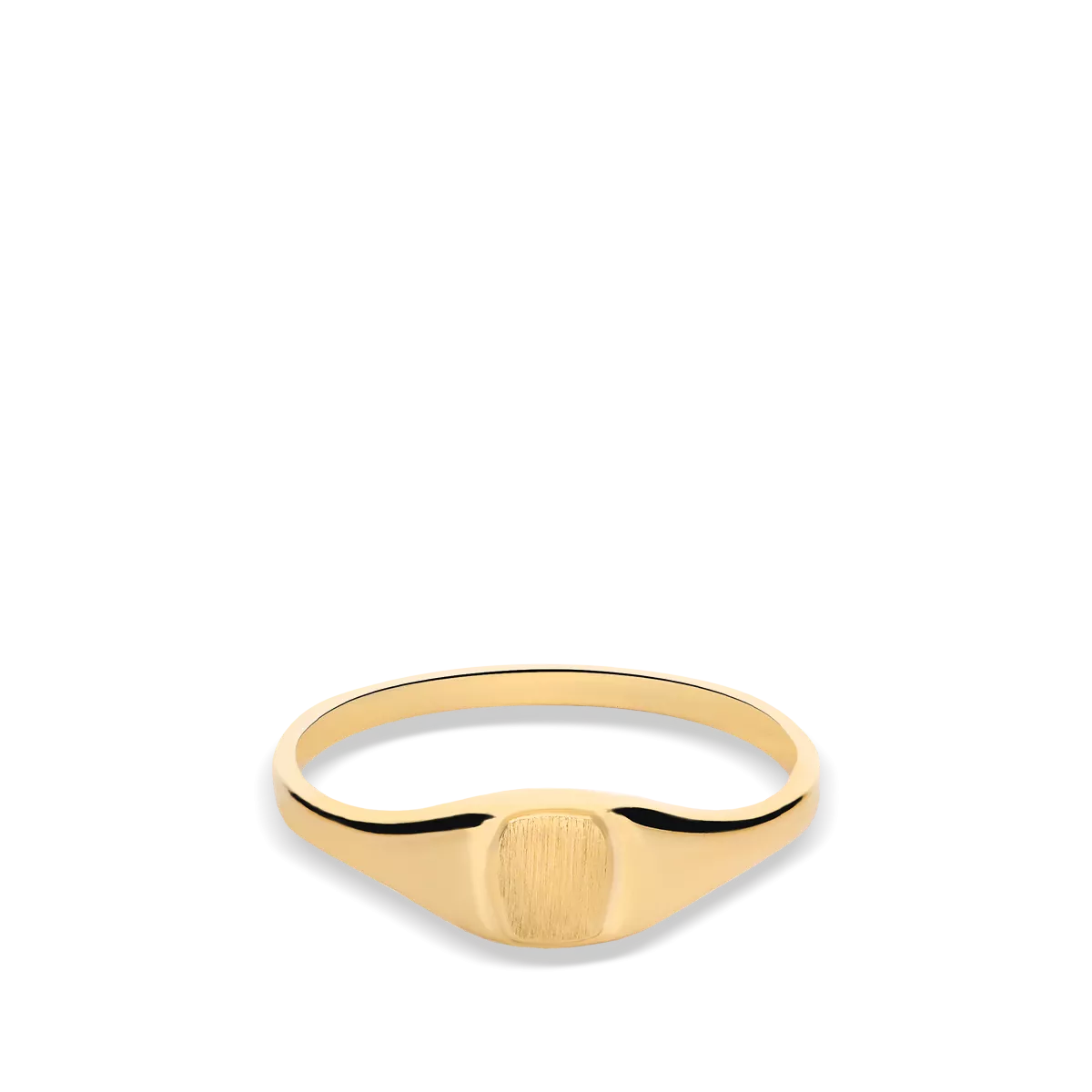 18k gold signet ring