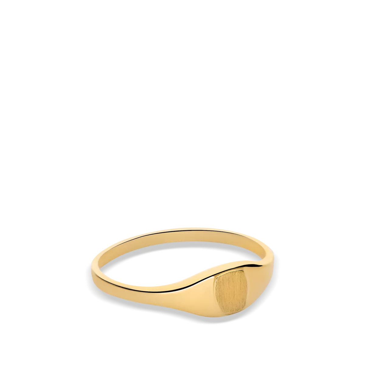 18k gold signet ring