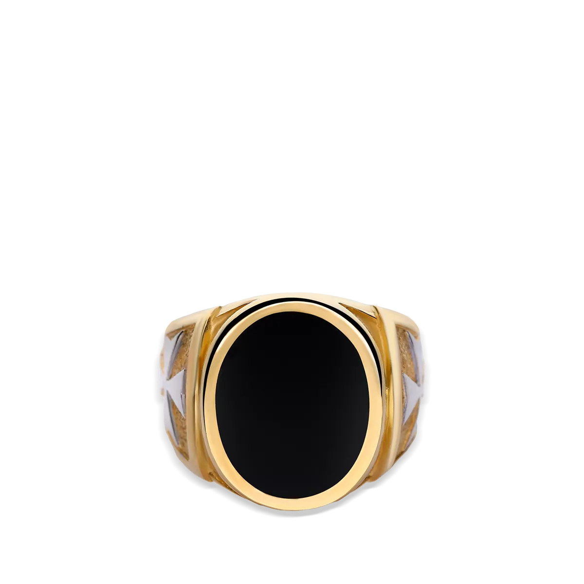 18k gold signet ring