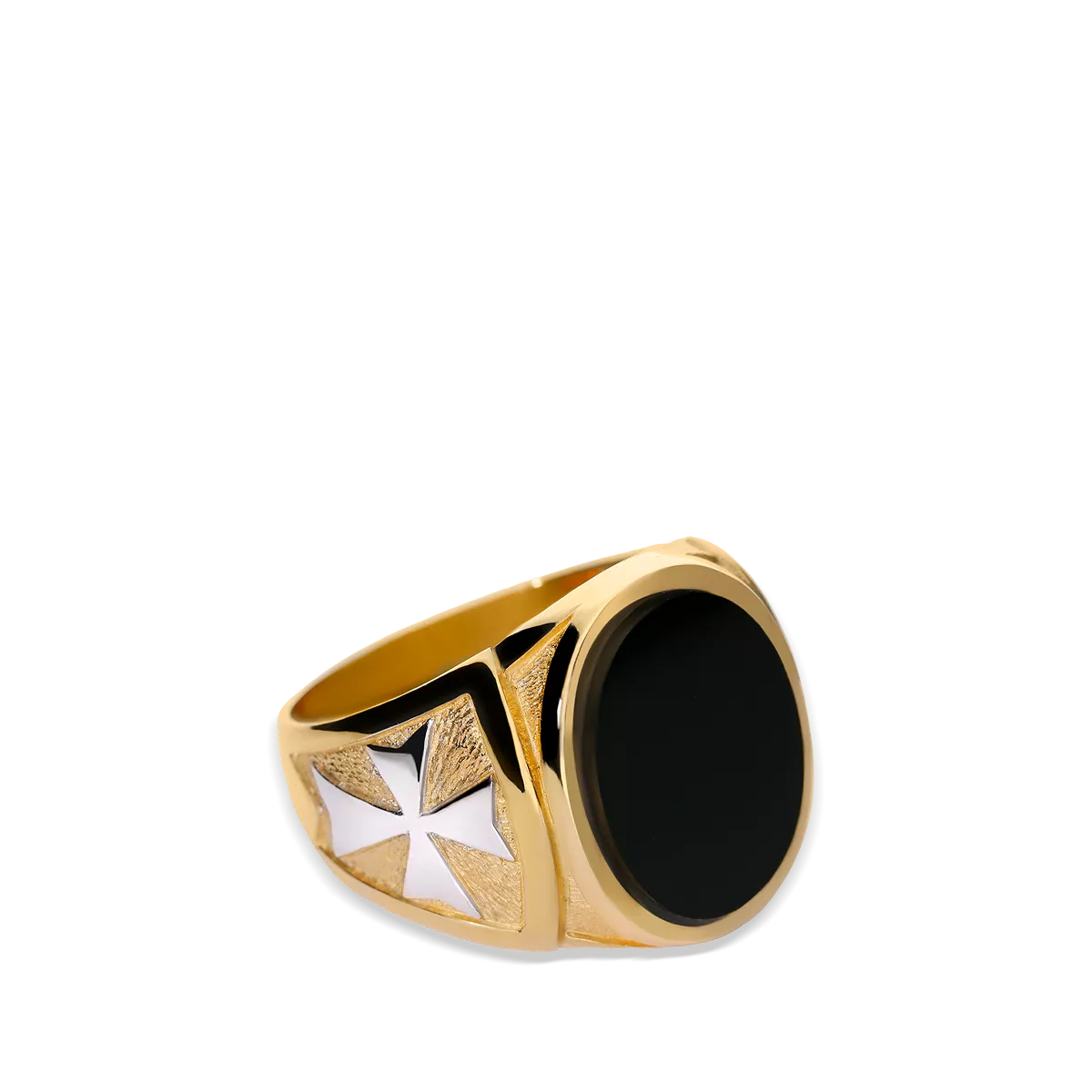 18k gold signet ring