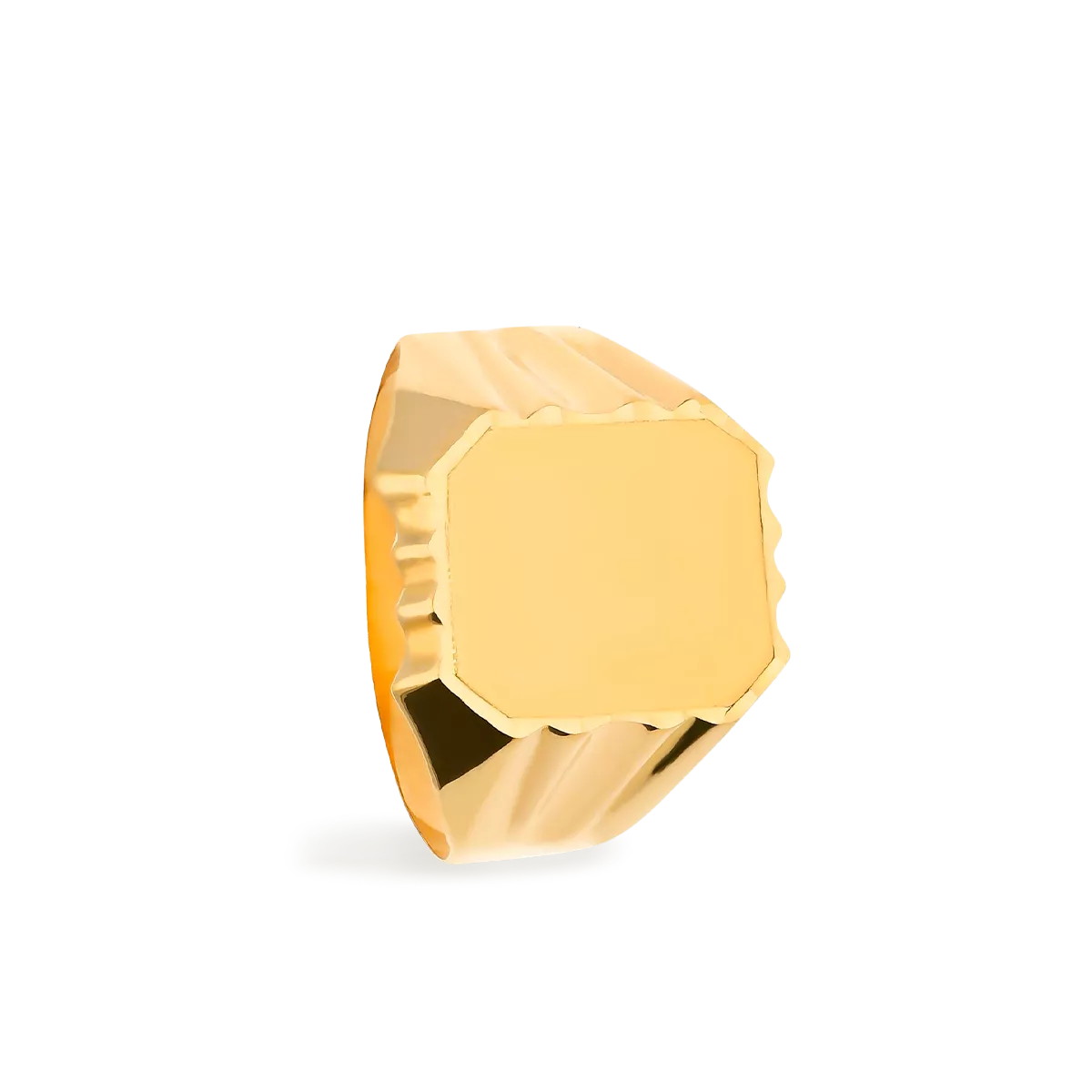 18k gold signet ring