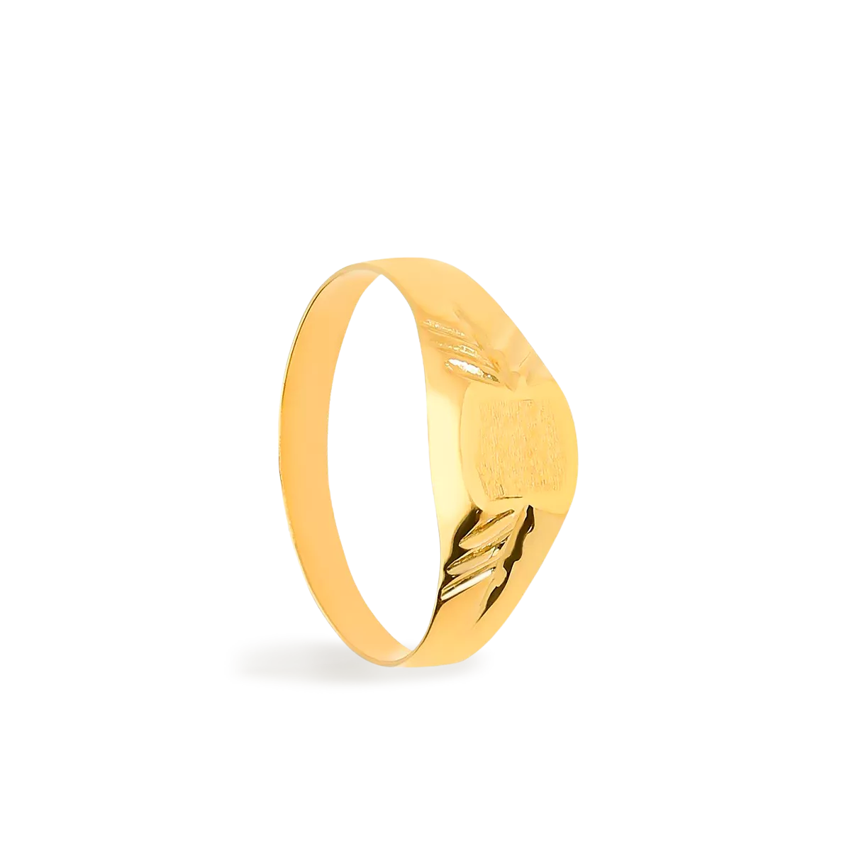 18k gold signet ring