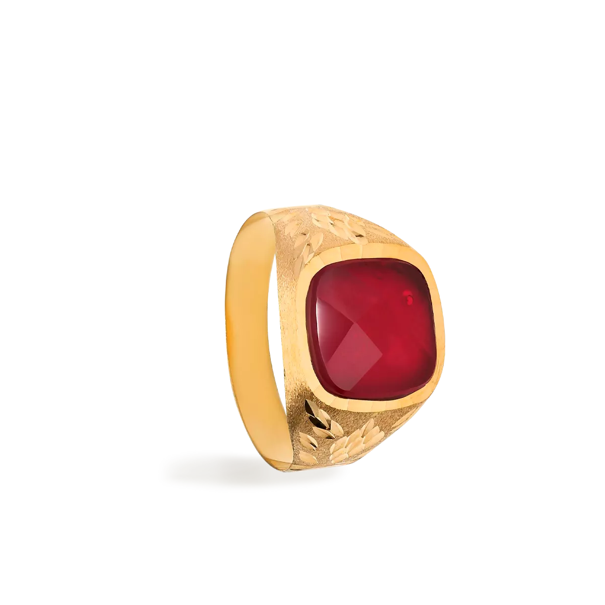 18k gold signet ring