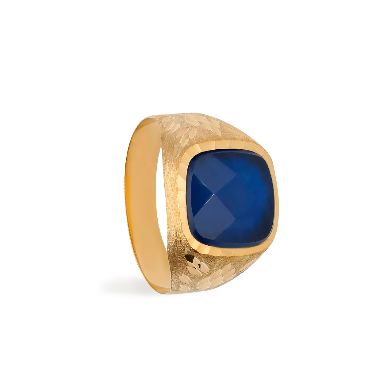 18k gold signet ring