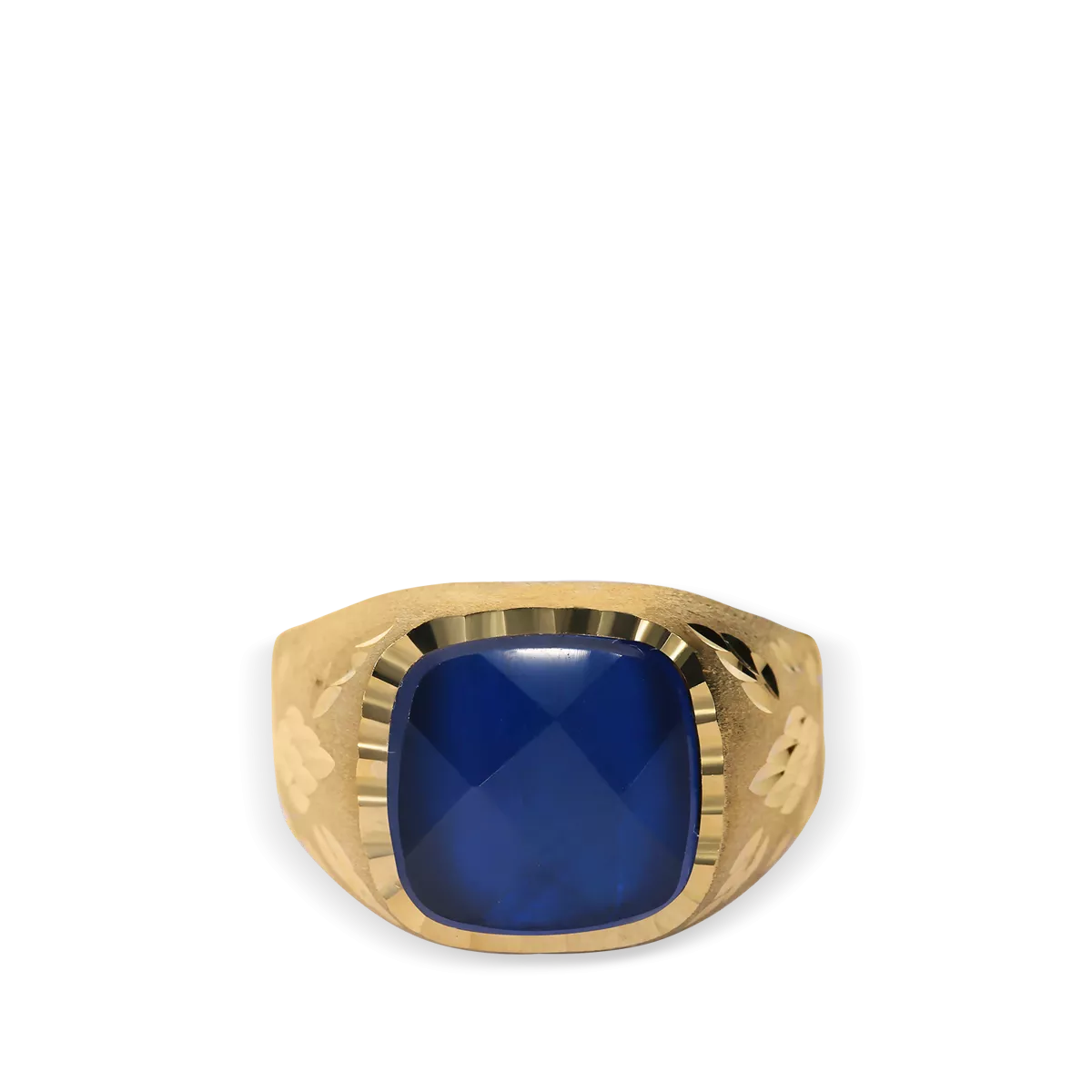 18k gold signet ring