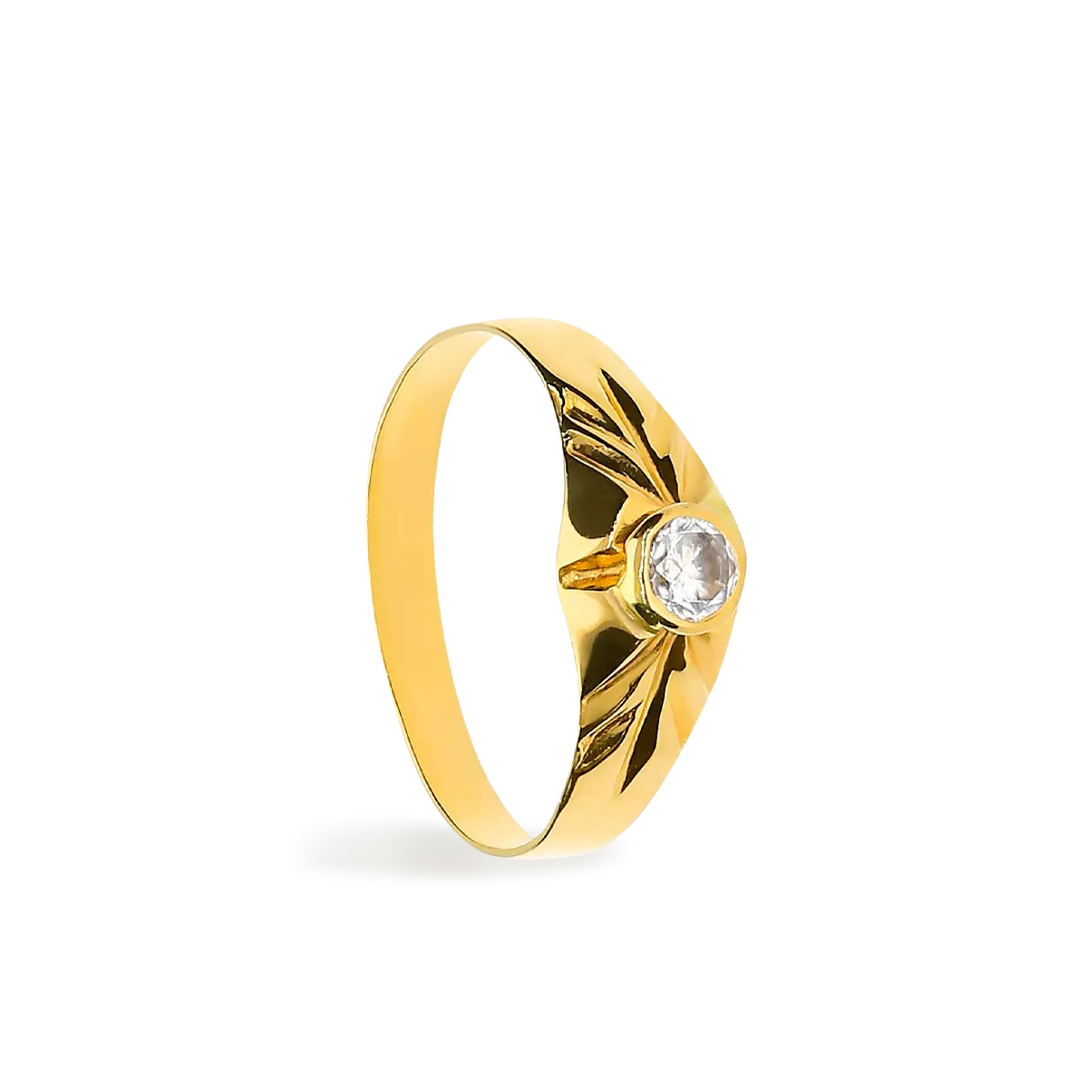 750 gold solitaire