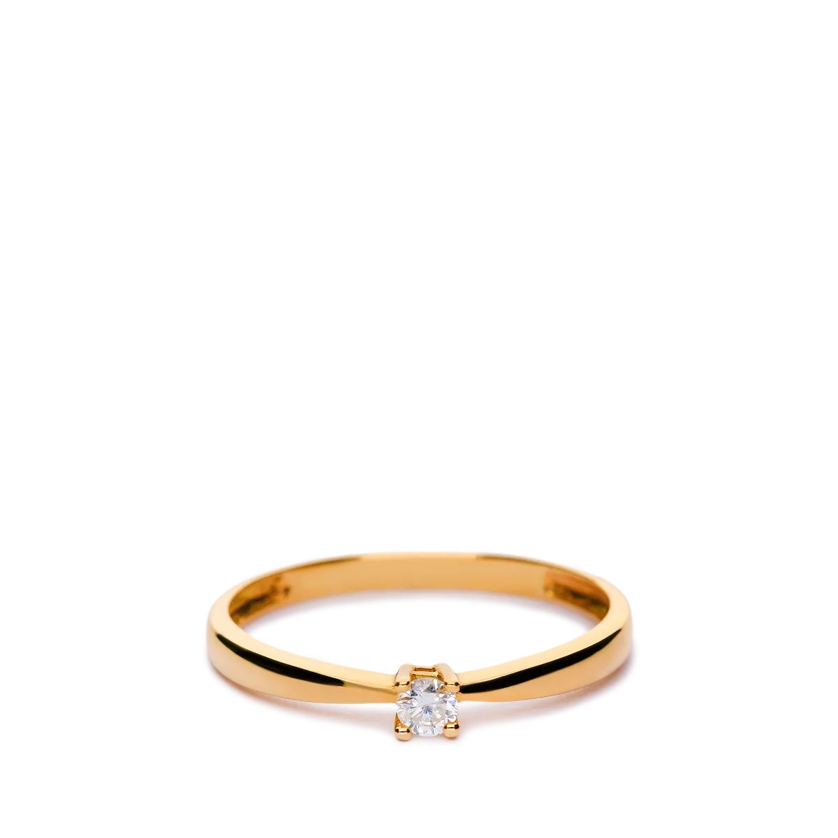 Anillo diamante oro 18 quilates SUN