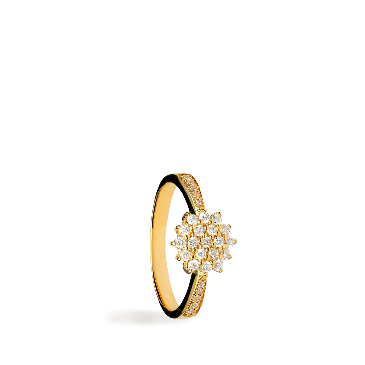 Anillo diamante oro 18 quilates