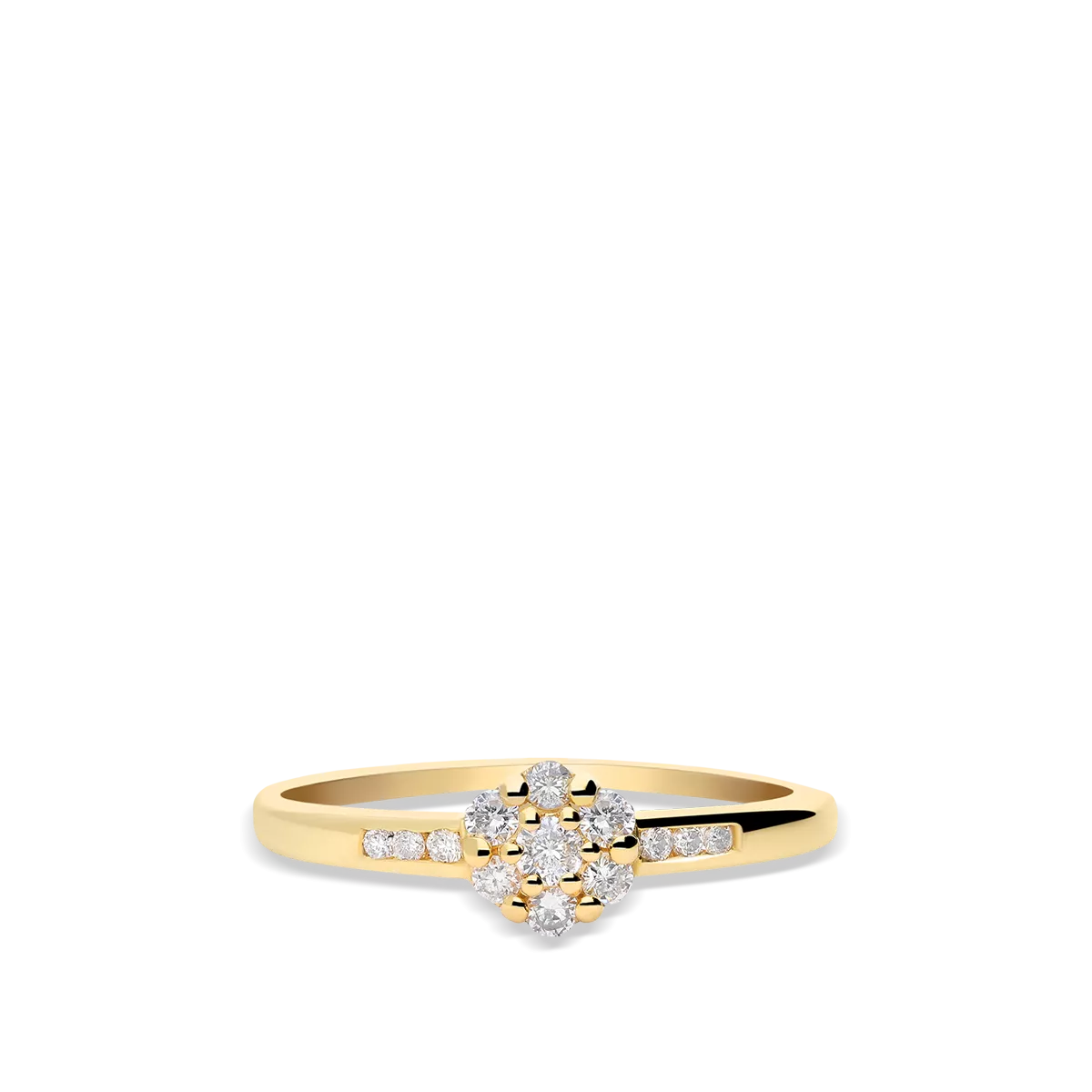 Anillo diamante oro 18 quilates