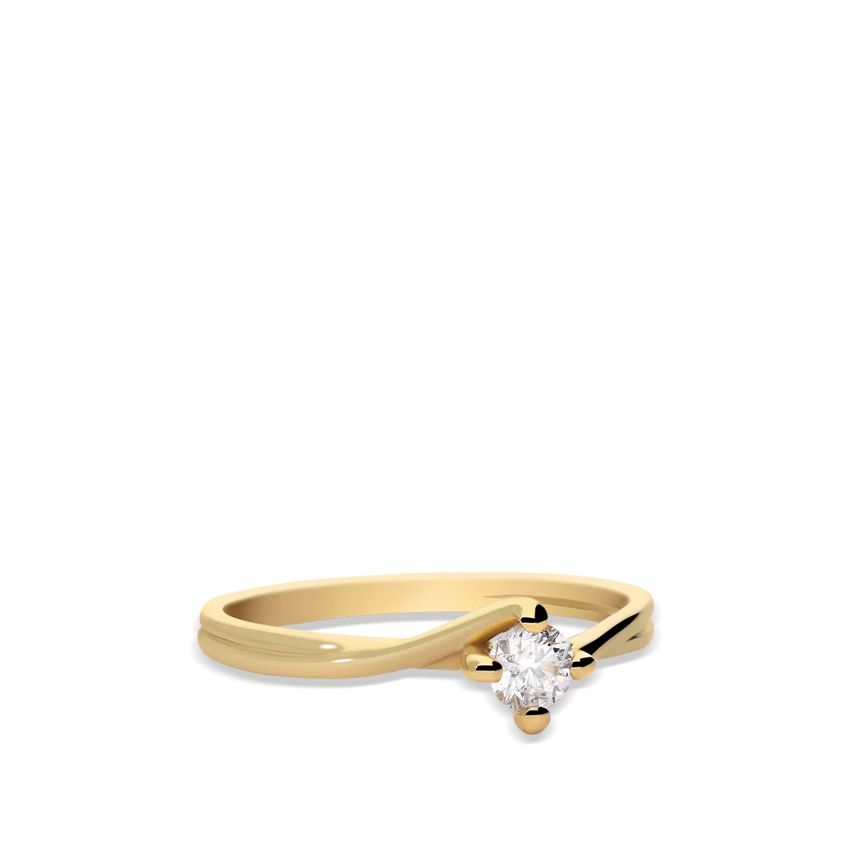 Anillo diamante oro 18 quilates SWIRL