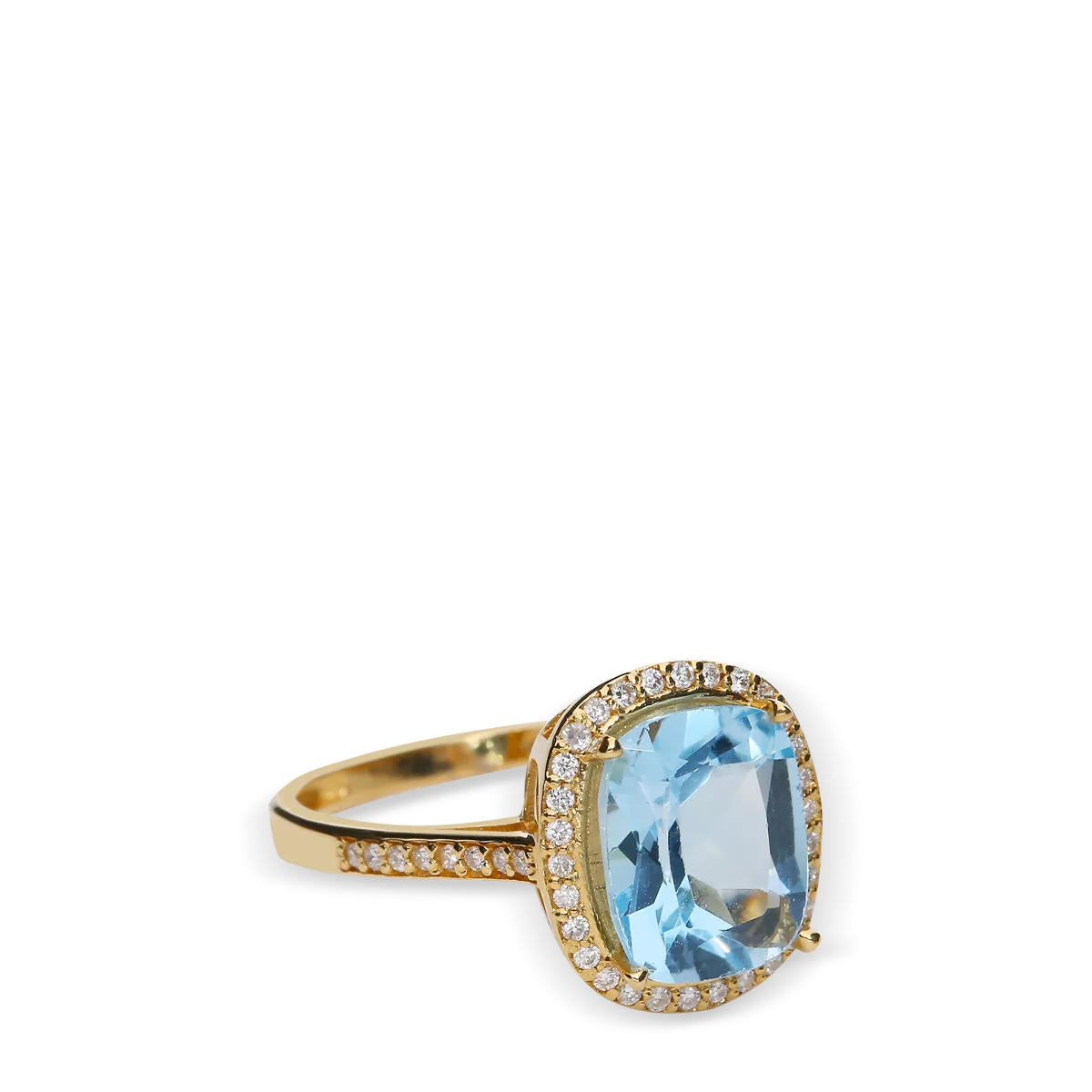 Anillo diamante oro 18 quilates