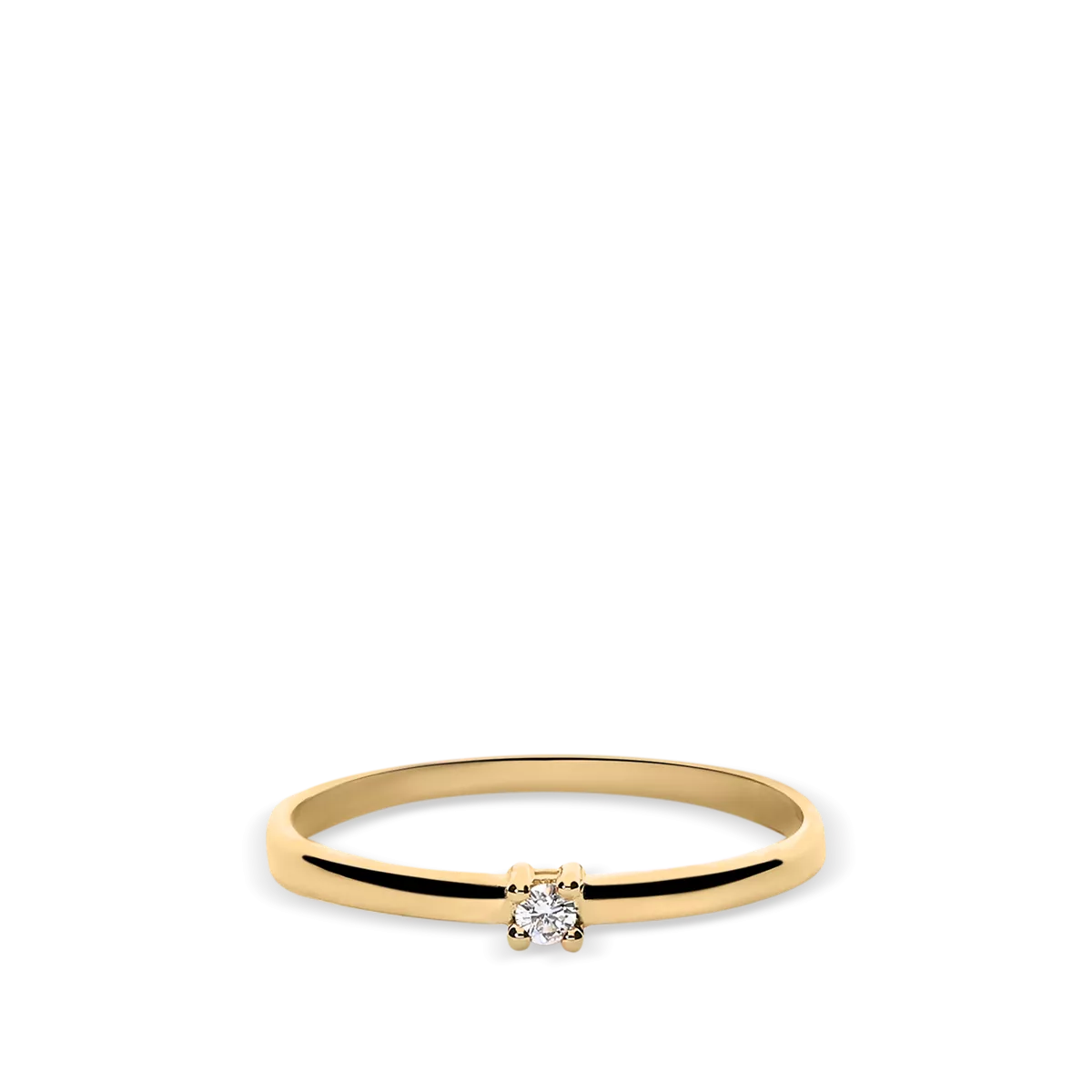 Anillo diamante oro 18 quilates