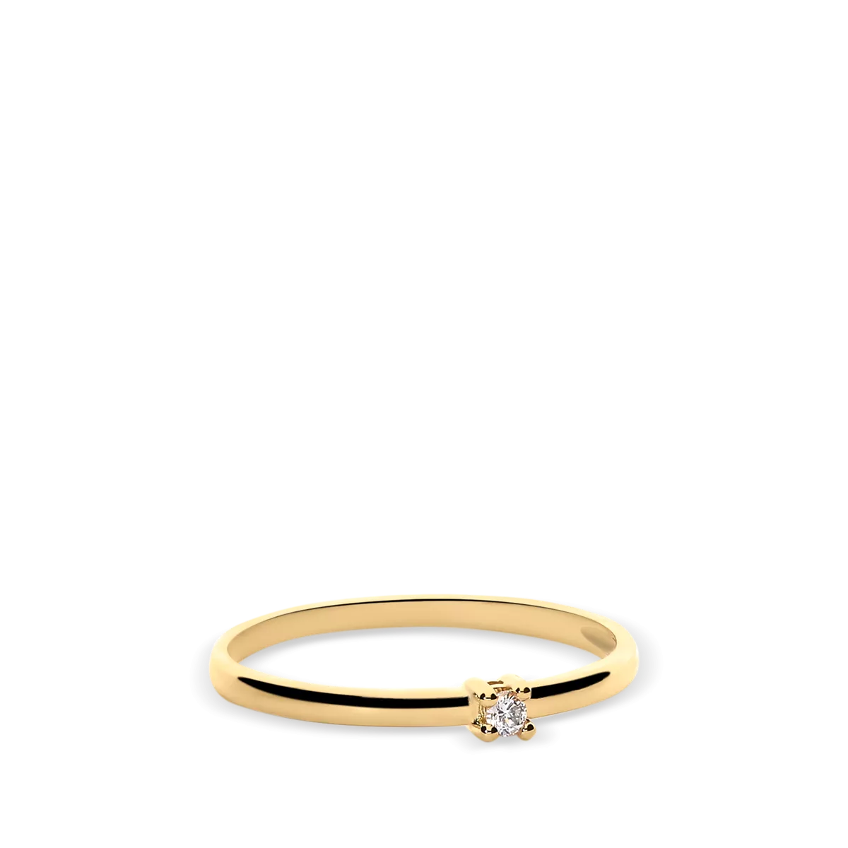 18k gold diamond ring SUN