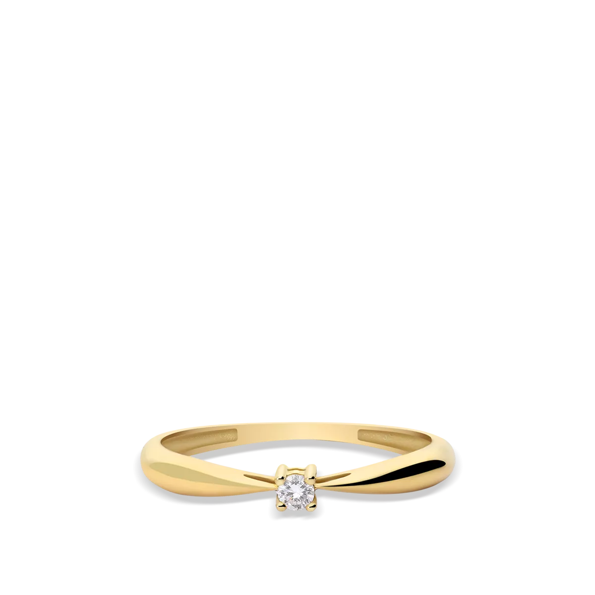 Anillo diamante oro 18 quilates SUN