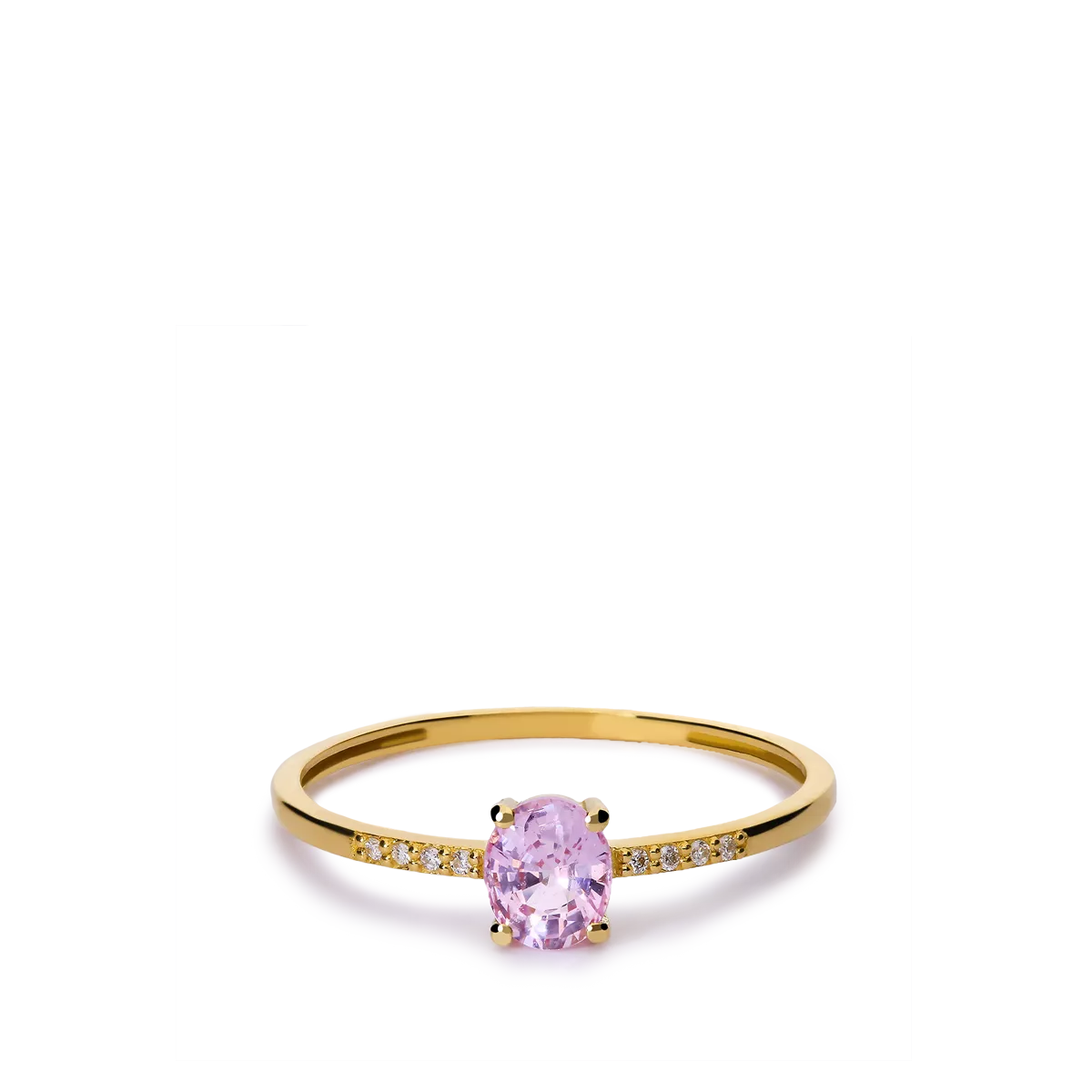 18k gold diamond ring BLUSH