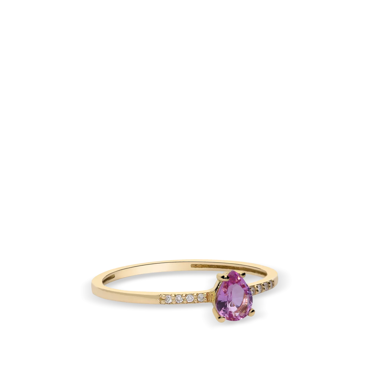 18k gold diamond ring BLUSH